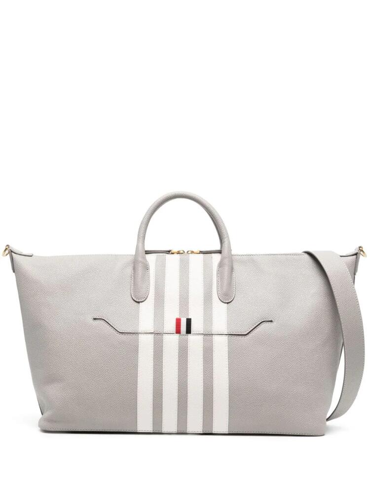 Thom Browne 4-Bar Stripe tote bag - Grey Cover