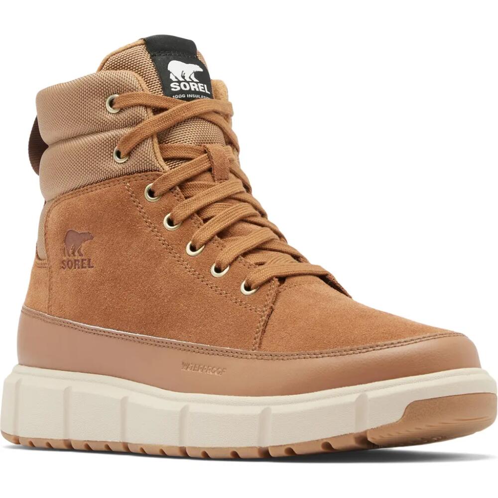 SOREL Explorer III Waterproof Boot in Velvet Tan/Tobacco Cover