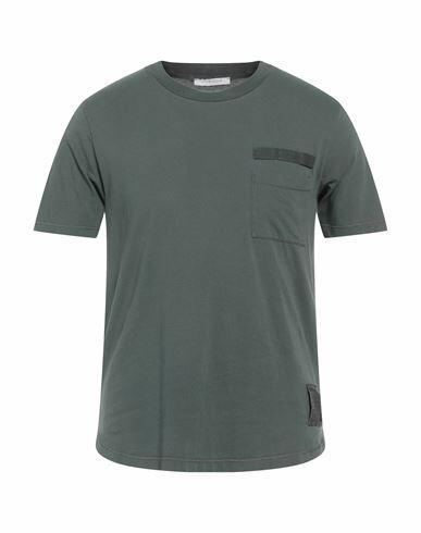 Bellwood Man T-shirt Military green Cotton Cover