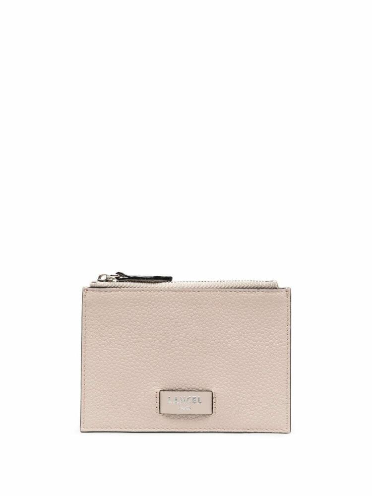 Lancel leather zip cardholder - Neutrals Cover