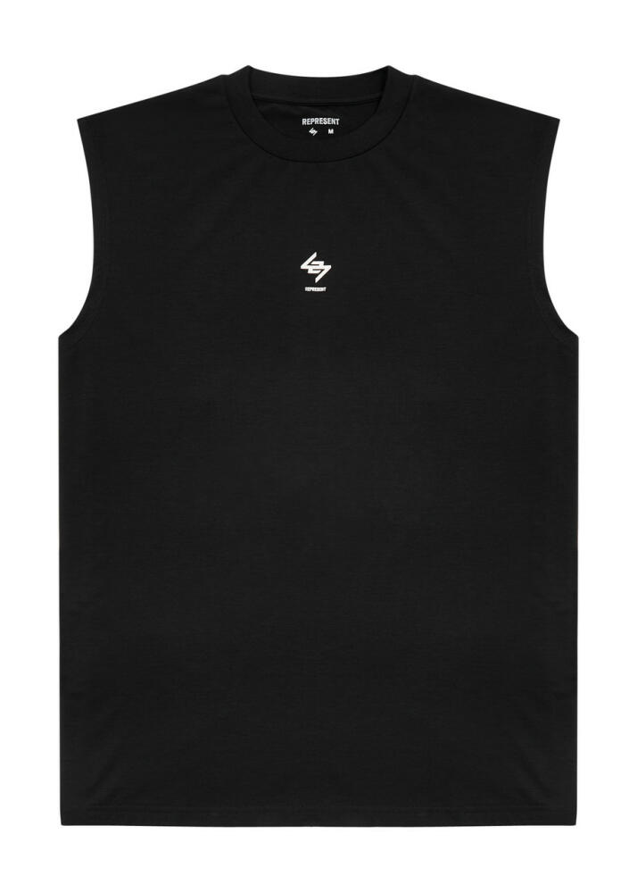 Represent 247 Logo-print Stretch-jersey Tank - Black Cover