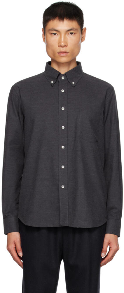 De Bonne Facture Gray Buttoned Shirt Cover