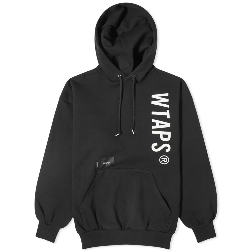 WTAPS Men's Sign Sneak Hoodie in Black Cover