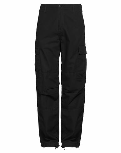 Carhartt Man Pants Black Cotton Cover