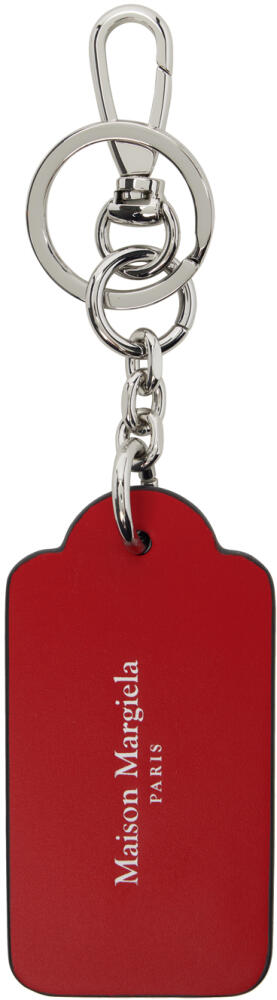 Maison Margiela Red & Black Tag Keychain Cover