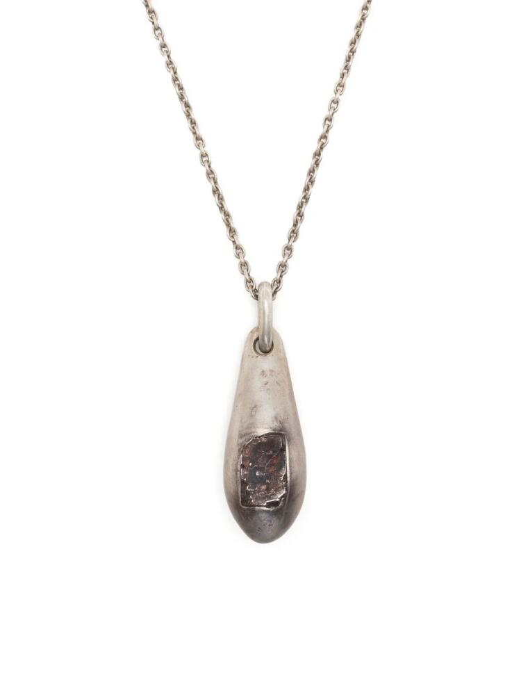 Parts of Four Chrysalis zircon crystal necklace - Silver Cover