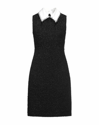 Max Mara Studio Woman Mini dress Black Virgin Wool, Polyamide Cover