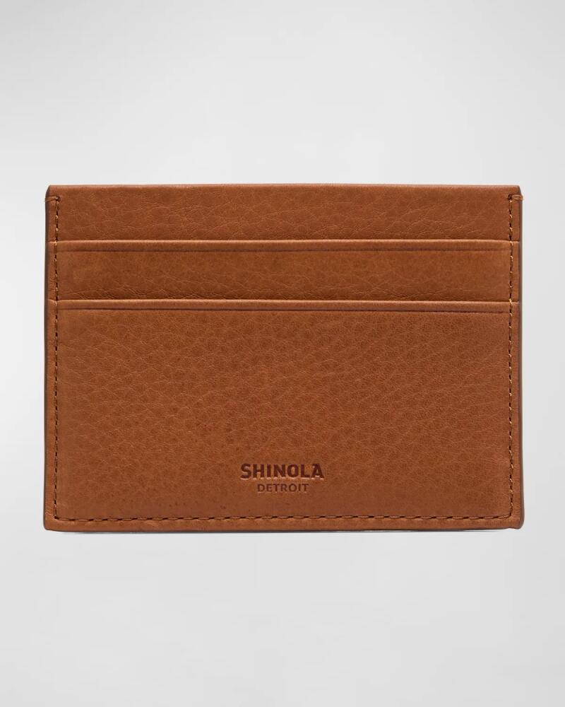 Shinola Men's Five-Pocket Leather Card Case Cover