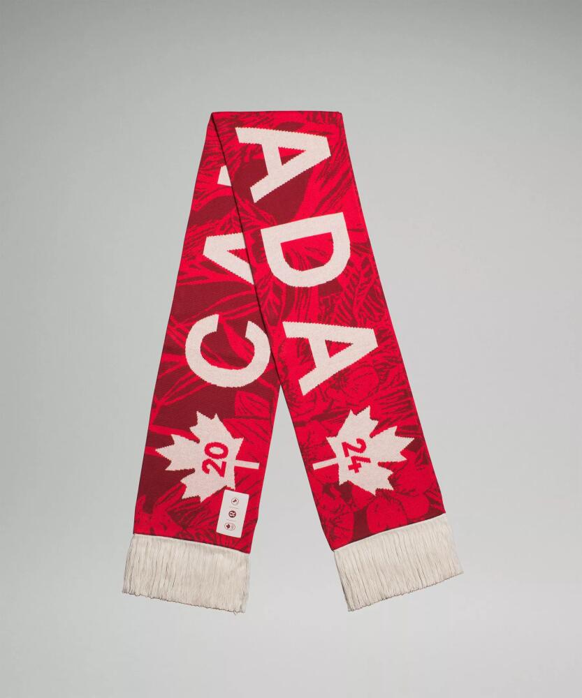 lululemon Team Canada Future Legacy Scarf COC CPC Logo Cover