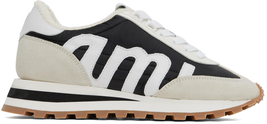 AMI Paris Black & Off-White Ami de Cœur Rush Sneakers Cover