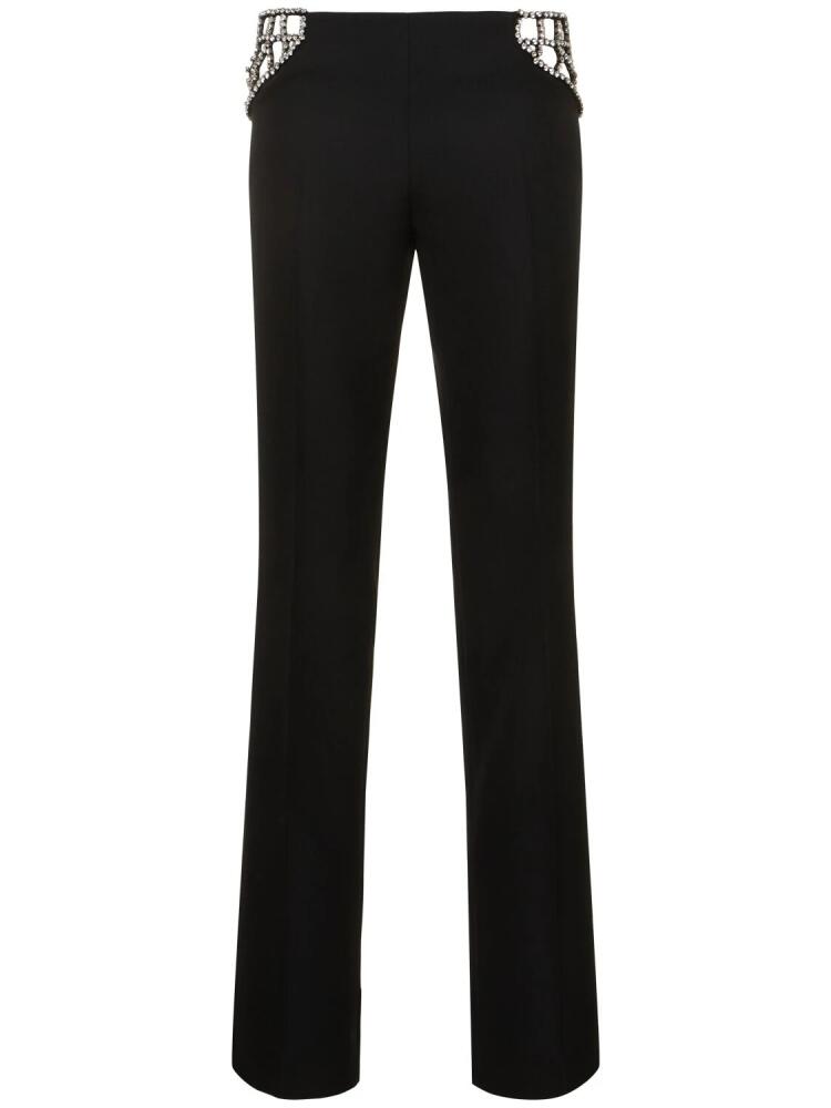 STELLA MCCARTNEY Embellished Wool Straight Pants Cover