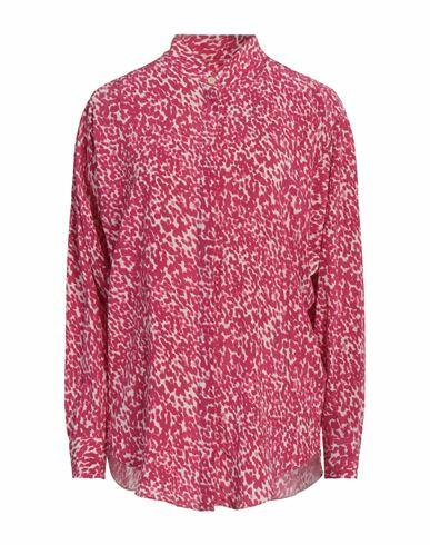 Isabel Marant Woman Shirt Fuchsia Silk, Elastane Cover