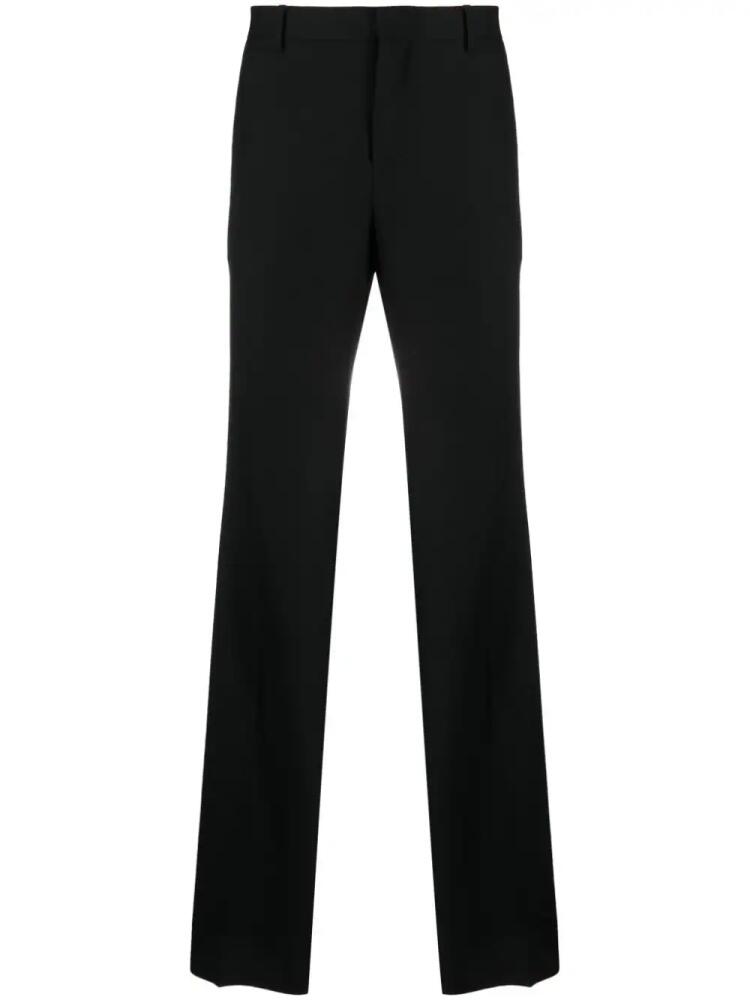 John Richmond straight-leg virgin wool trousers - Black Cover