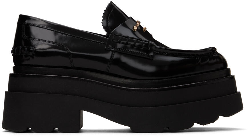 Alexander Wang Black Carter Platform Loafers Cover