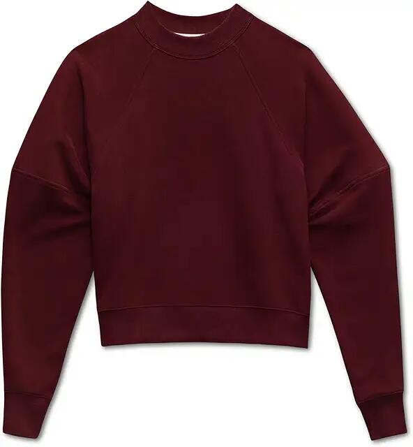 LABEL Go-To Crew (Burgundy) Women's Sweatshirt Cover