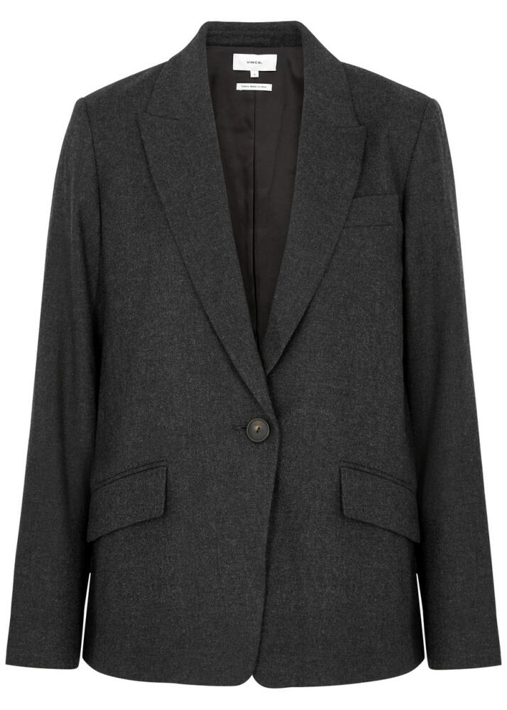 Vince Woven Blazer - Charcoal Cover