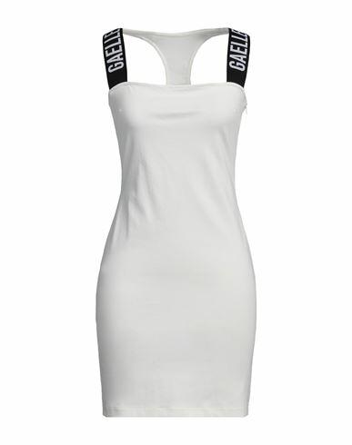 Gaëlle Paris Woman Mini dress White Cotton, Polyamide, Elastane Cover