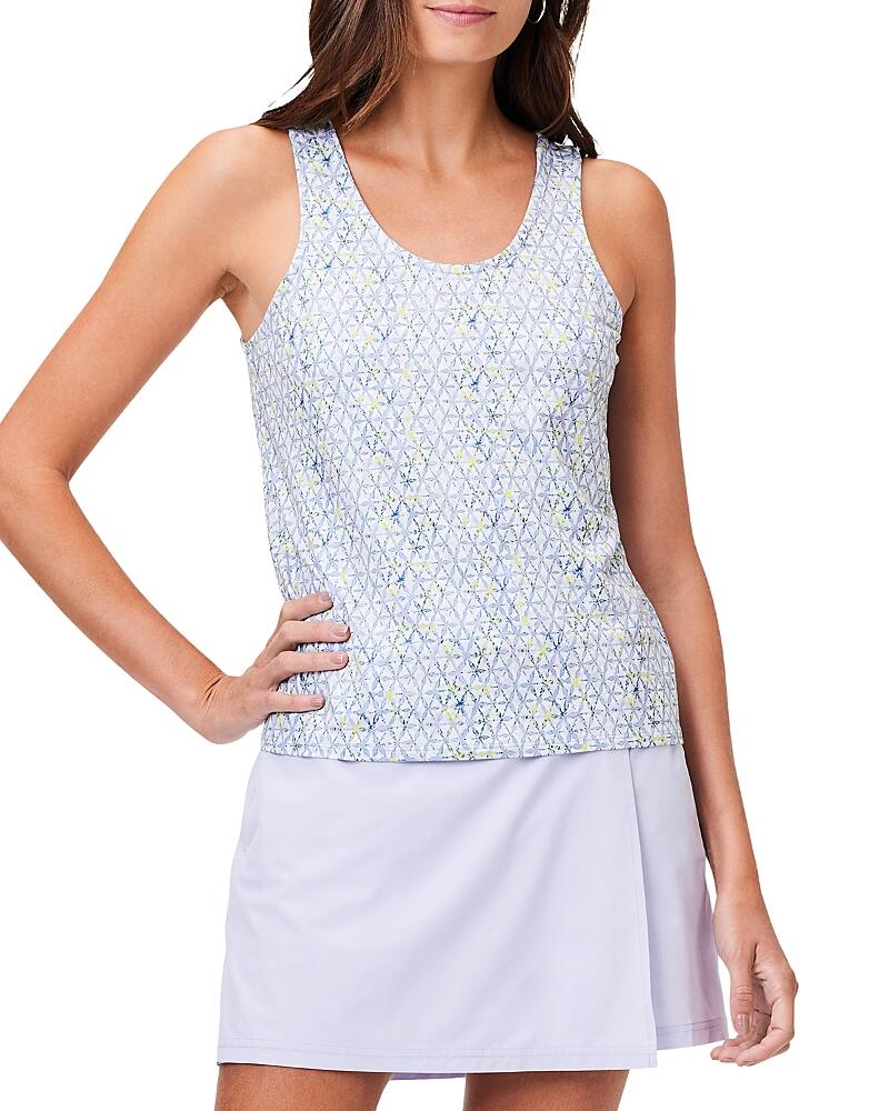 Nic+Zoe Abstract Kaleidoscope Flow Fit Tank Cover