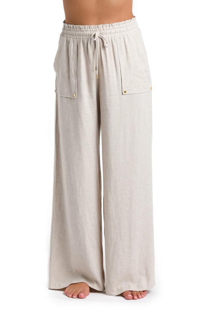 La Blanca Beach Cover-Up Pants in Taupe Cover