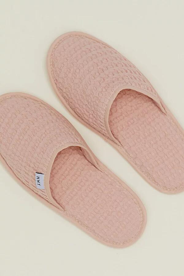 Hawkins New York Simple Waffle Slippers in Rose Cover