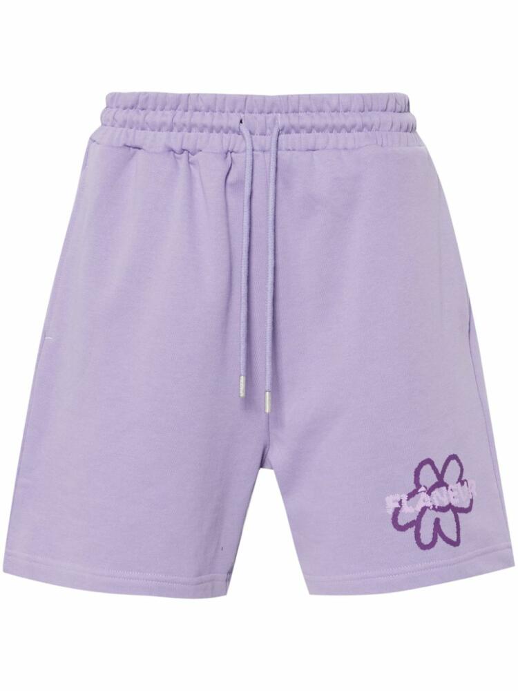 FLÂNEUR Flower shorts - Purple Cover