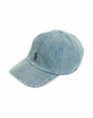 Polo Ralph Lauren Indigo Denim Ball Cap Man Hat Blue Cotton Cover