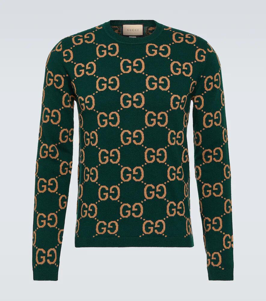 Gucci GG jacquard wool sweater Cover