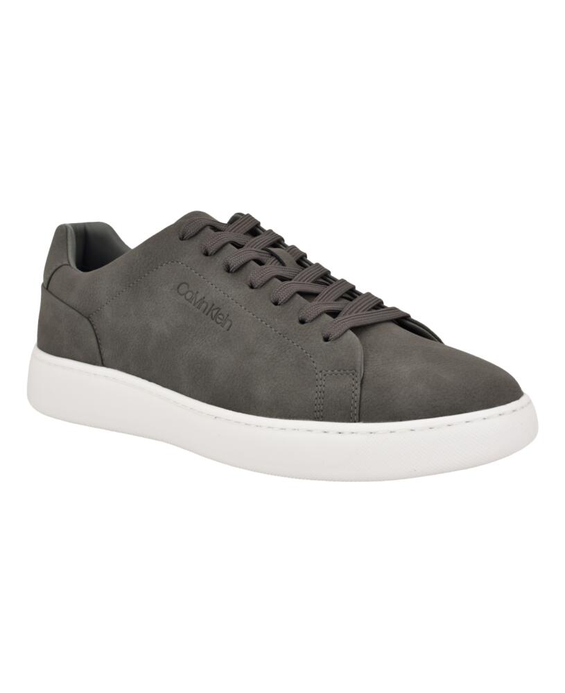 Calvin Klein Men's Falconi Casual Lace-Up Sneakers - Dark Grey Cover