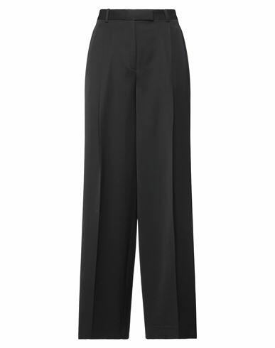 Versace Woman Pants Black Virgin Wool Cover