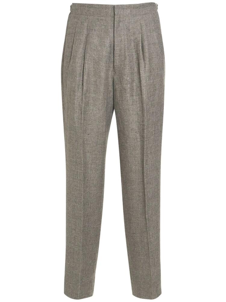 LORO PIANA Joetsu Linen Straight Pants Cover