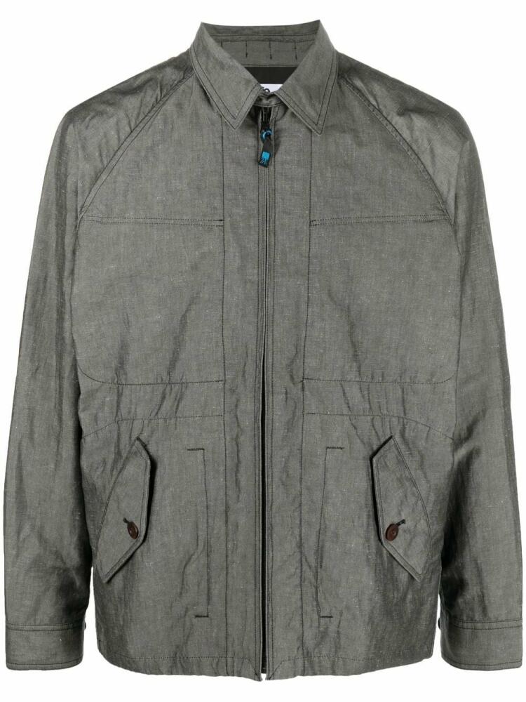 Junya Watanabe MAN zip-up shirt jacket - Grey Cover