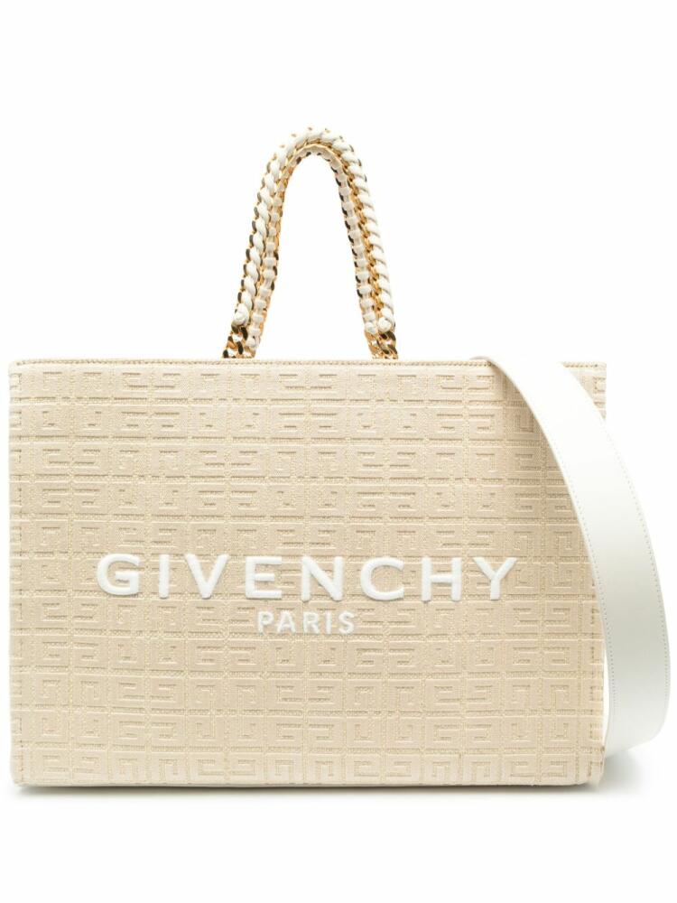 Givenchy G-Tote logo-print bag - Neutrals Cover