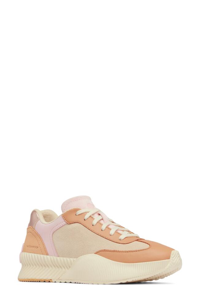 SOREL Ona Blvd Waterproof Platform Sneaker in Honest Beige/Whitened Pink Cover