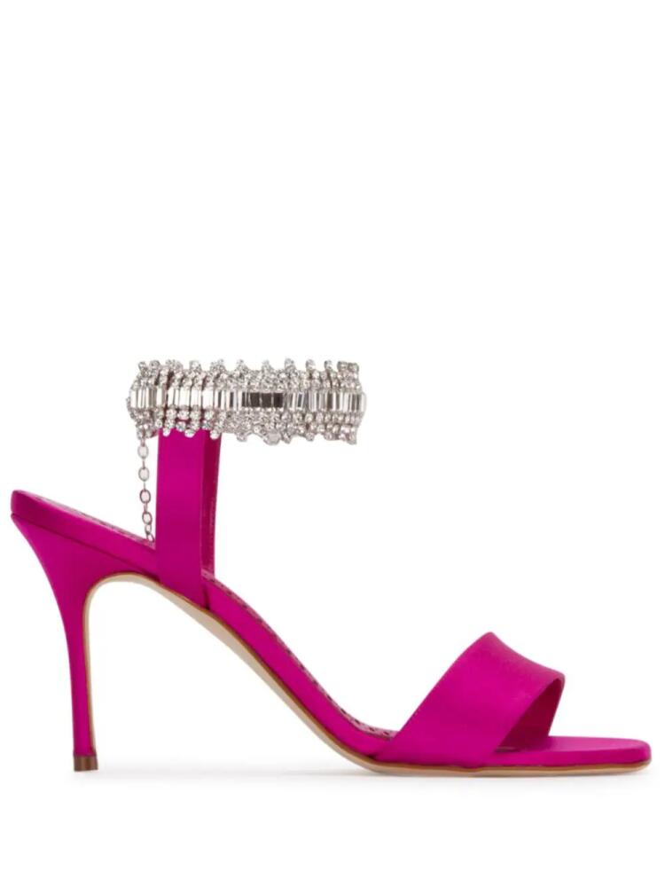 Manolo Blahnik 105mm Parinasan sandals - Purple Cover