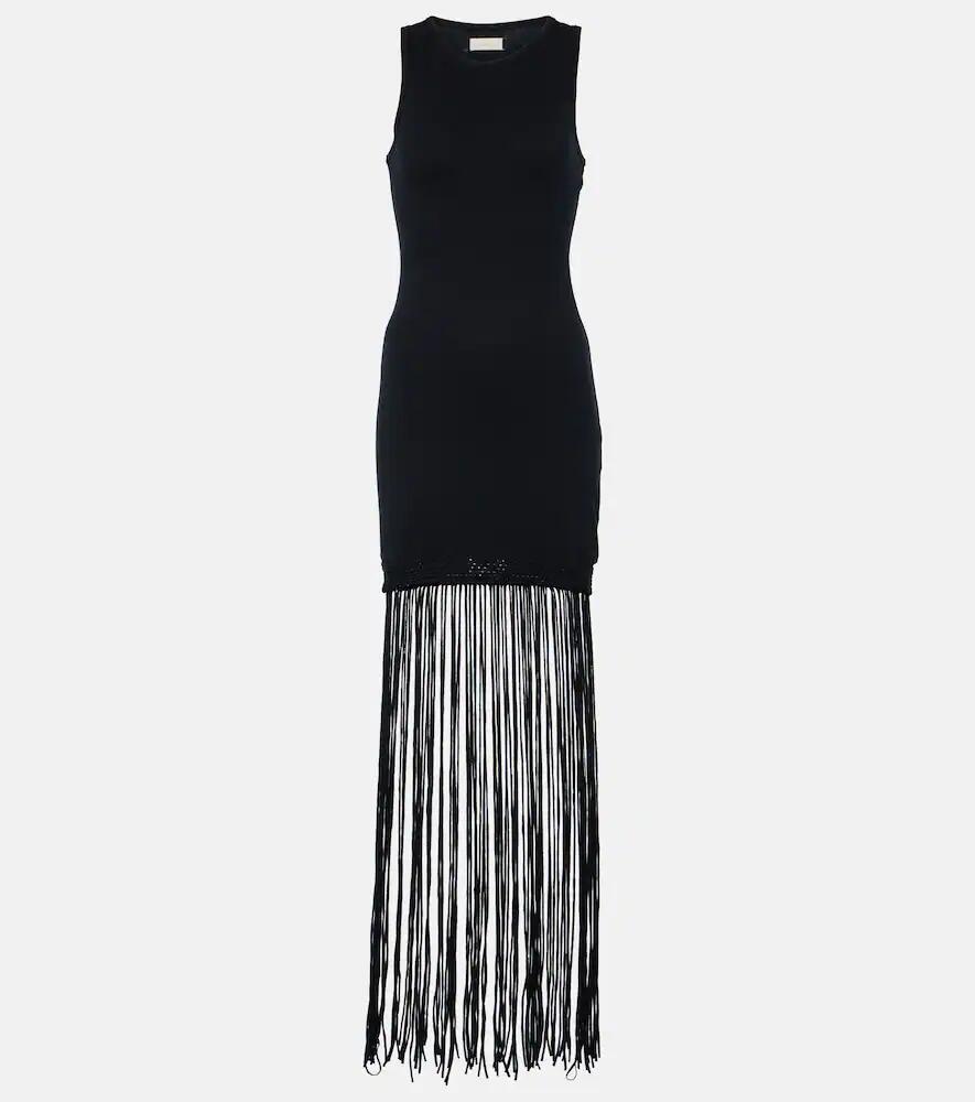 Faithfull Maceio fringed cotton jersey minidress Cover