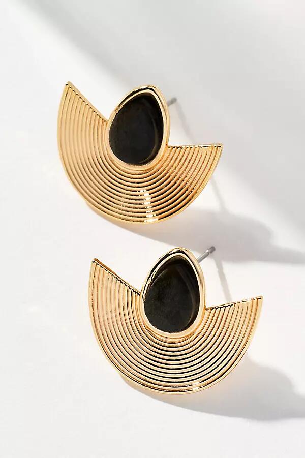 By Anthropologie Half-Moon Post Earrings Cover