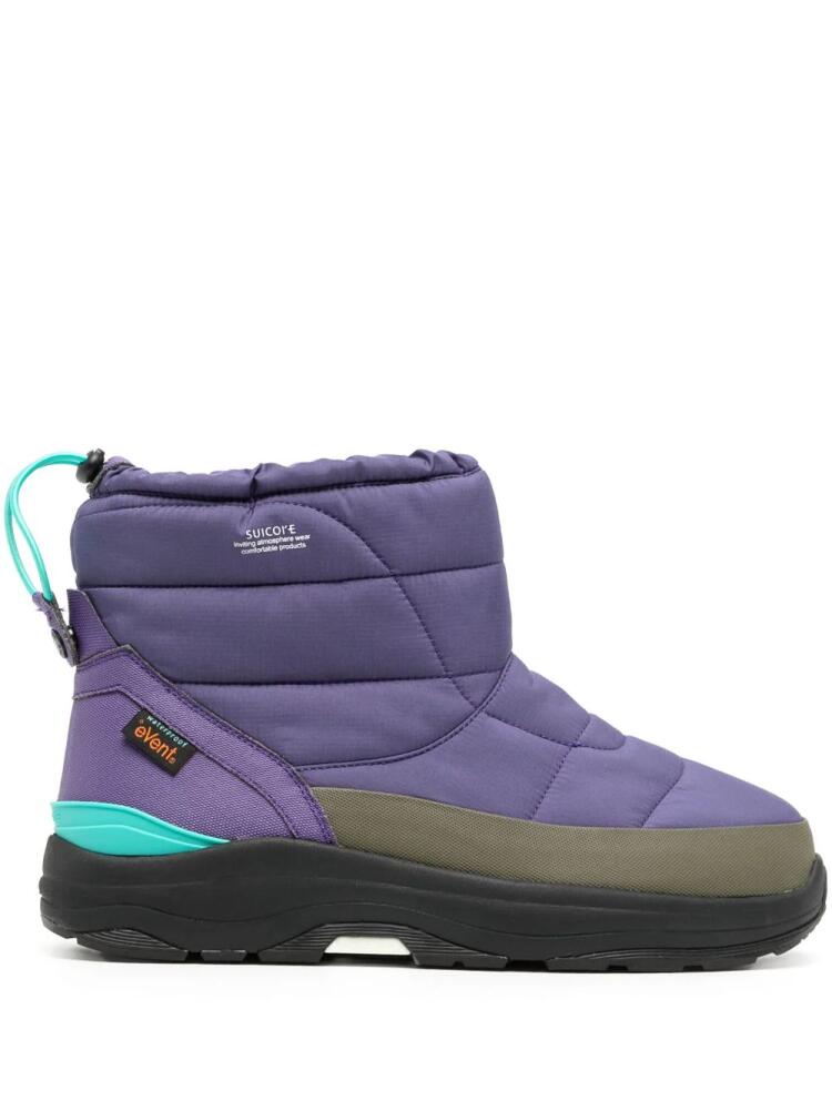 Suicoke Bower padded snow boots - Purple Cover