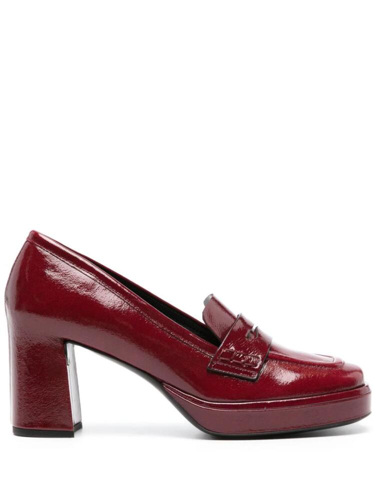 Del Carlo Holly 55mm leather pumps - Red Cover