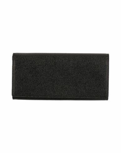 Valextra Woman Wallet Black Calfskin Cover