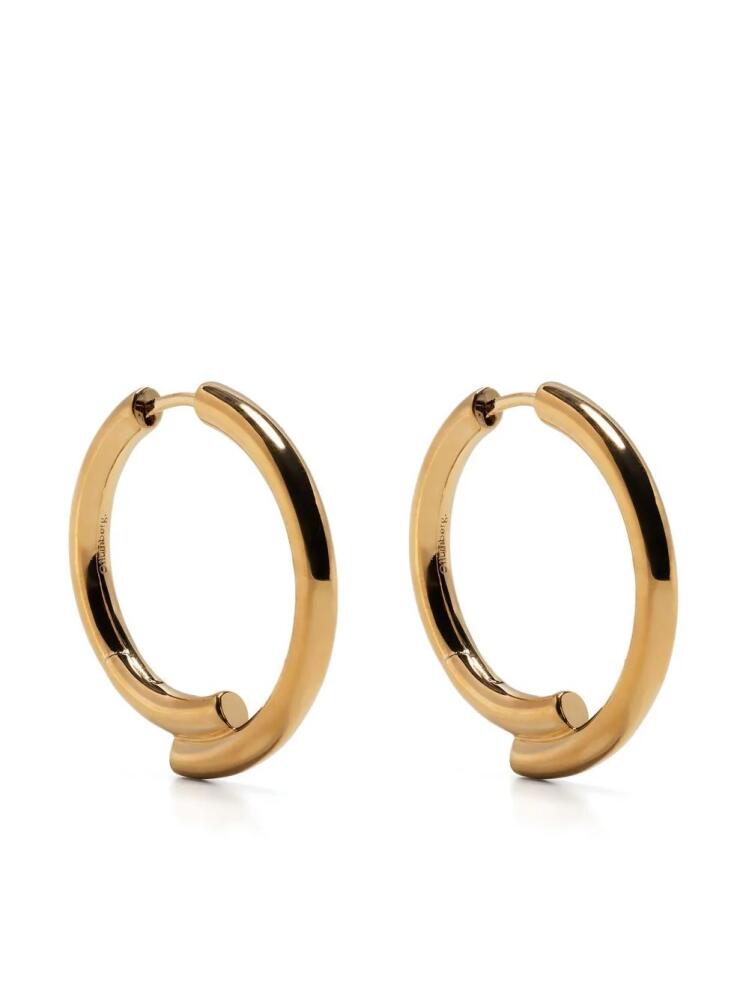 Otiumberg Chaos hoop earrings - Gold Cover