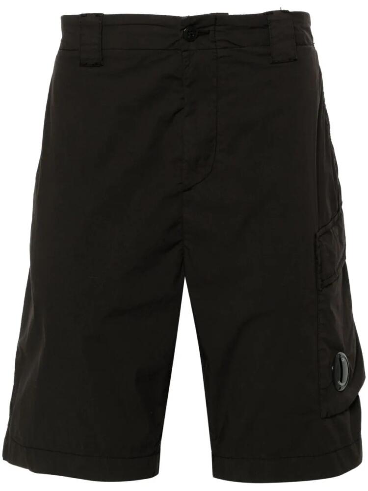 C.P. Company 50 Fili Lens-detail shorts - Black Cover