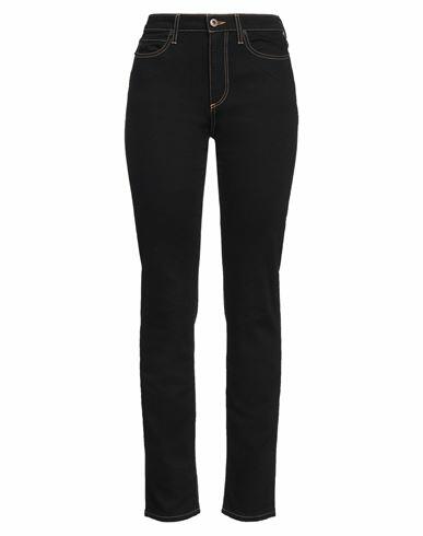 Simon Miller Woman Jeans Black Cotton, Polyurethane Cover