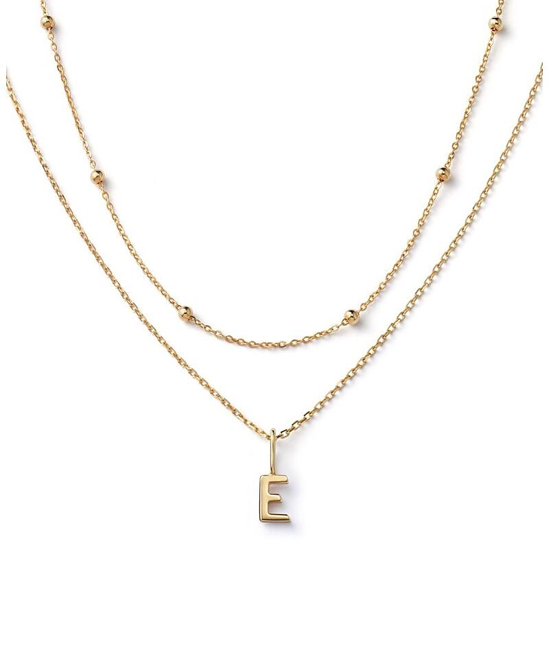 Ana Luisa 10K Gold Layered Letter Necklace Cover