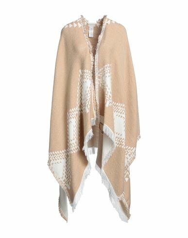 Sfizio Woman Cape Beige Acrylic, Wool, Viscose Cover