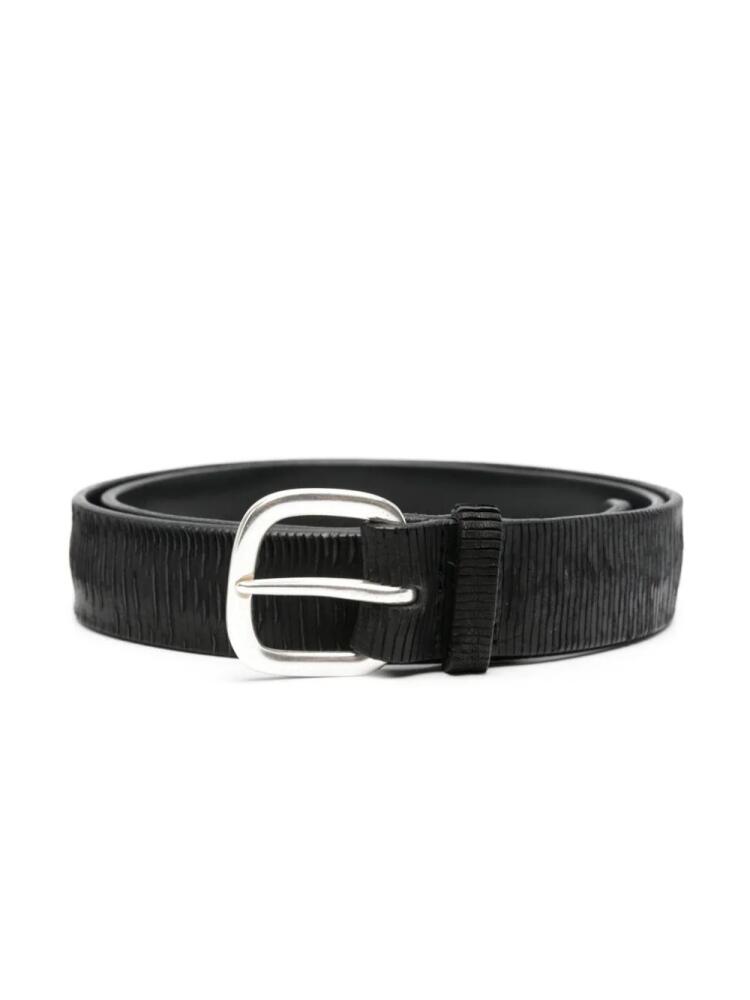 Orciani engraved belt - Black Cover