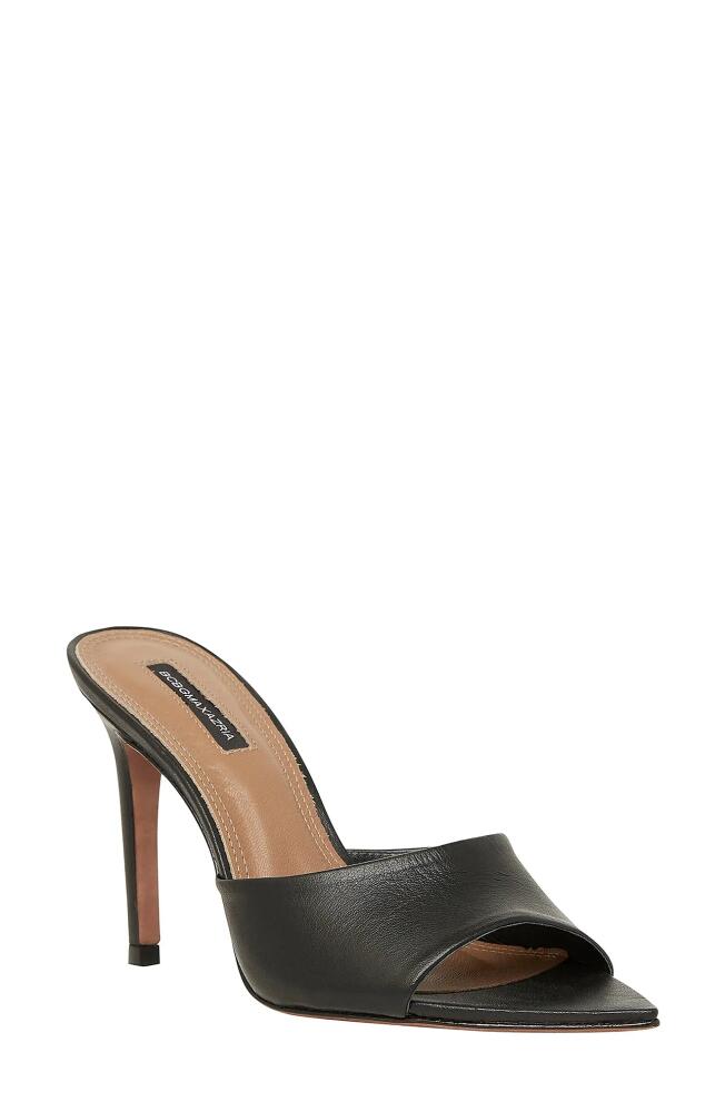 bcbg Dana Leather Slide Sandal in Black Cover