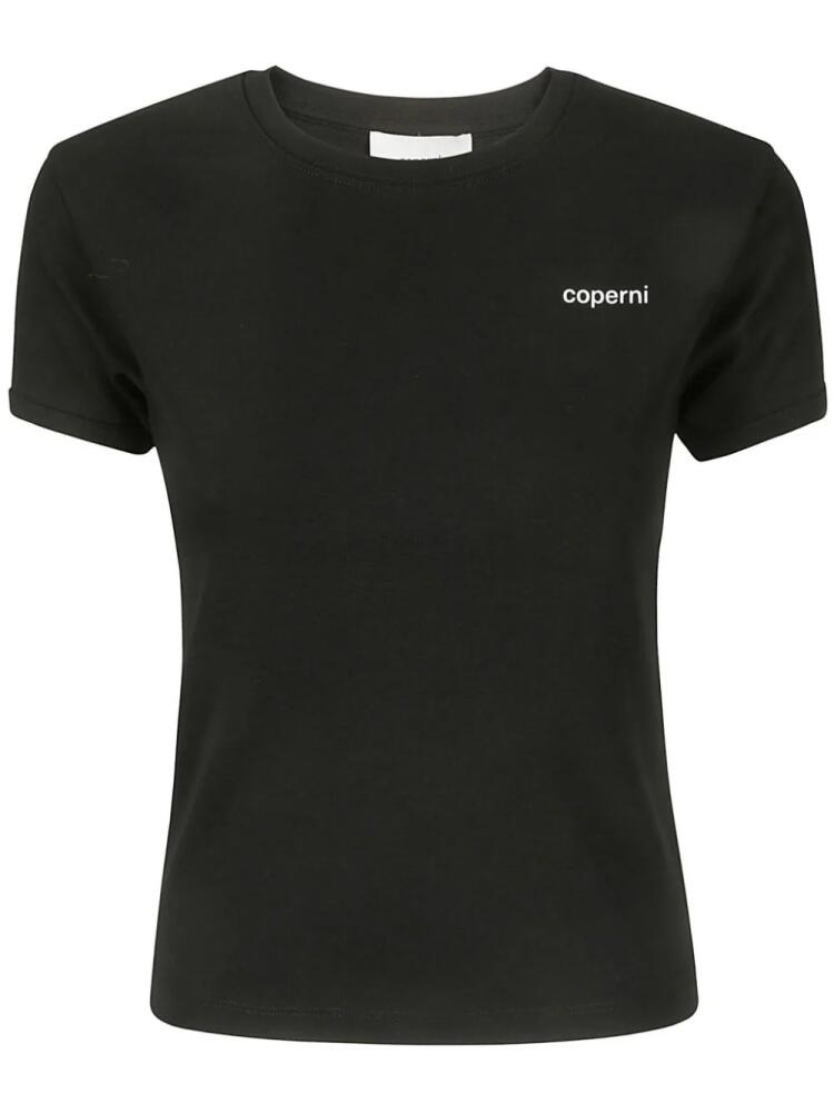 Coperni logo-print cotton t-shirt - Black Cover