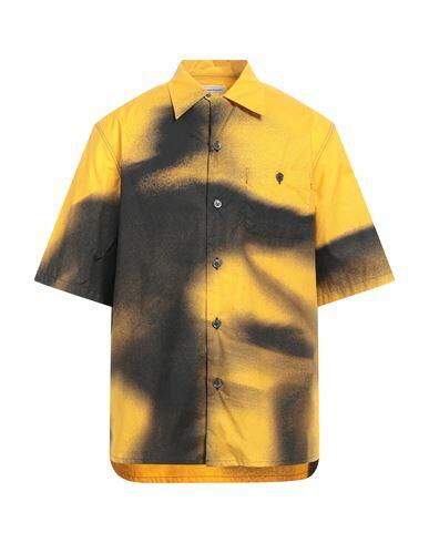 Alexander Mcqueen Man Shirt Yellow Size 16 ½ Cotton Cover