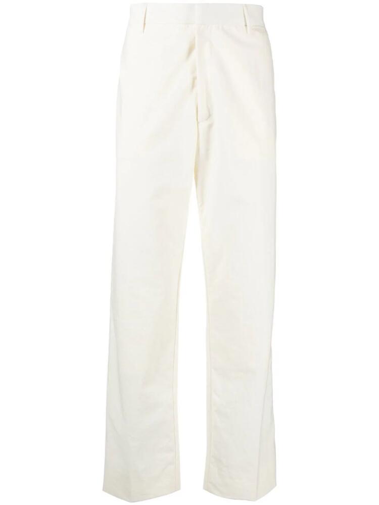 There Was One mid-rise straight-leg trousers - White Cover