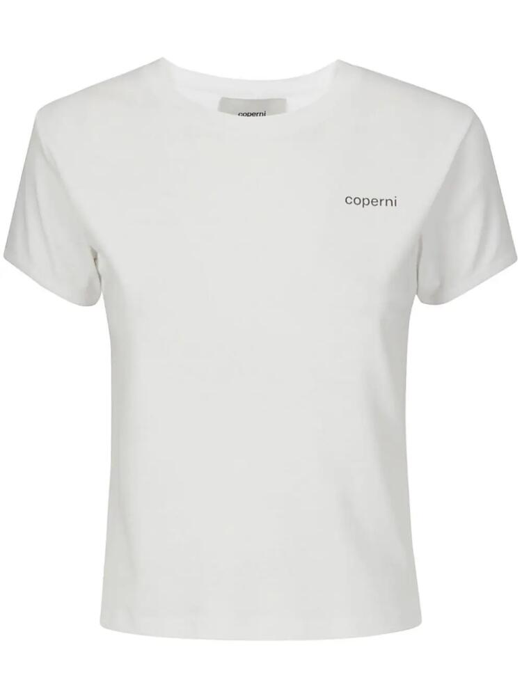 Coperni logo-print cotton t-shirt - White Cover